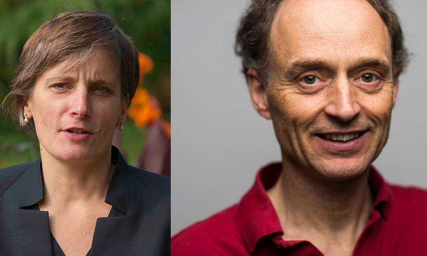 Fall 2016 Houghton lecturers: Corinne Le Quéré and Chris Bretherton